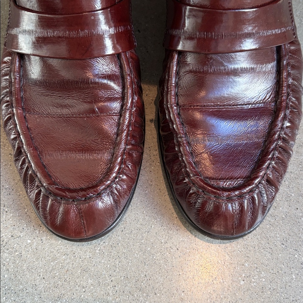 The Row Eel-Skin Soft Loafers 39.5 View 4